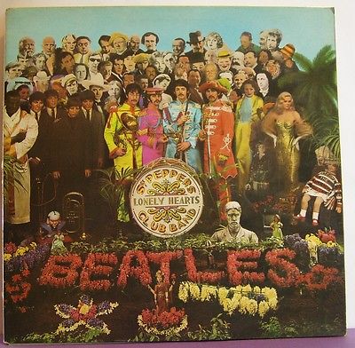 THE BEATLES Sgt. Pepper's Lonely Hearts Club Band Original UK MONO LP - Peppers