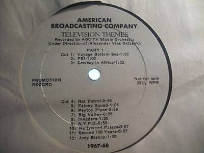 AMERICAN BROADCASTING COMPANY TELEVISION THEMES 1967 - 68 BATMAN HONDO, WIZARD