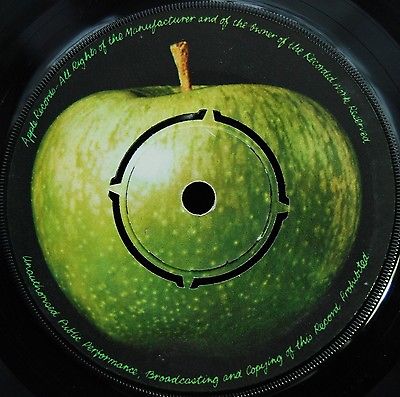 The Beatles Apple da Cucire Panno Toppa 100mm Quadrato (Ro )