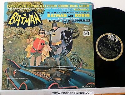 Batman & Robin Television TV Soundtrack LP Nelson Riddle Original US 1966