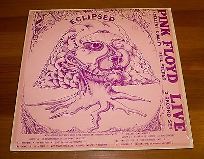 Pink Floyd - Eclipsed 2 Lp set Rare colored vinyl