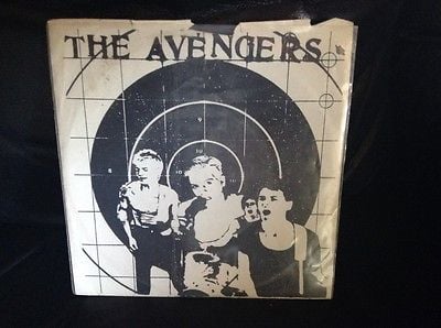 The Avengers We Are The One 7" Red Vinyl Dangerhouse Records Penelope Houston