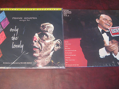FRANK SINATRA'S ONLY THE LONELY MFSL 180 GRAM AUDIOPHILE LP + BONUS LP HITS II