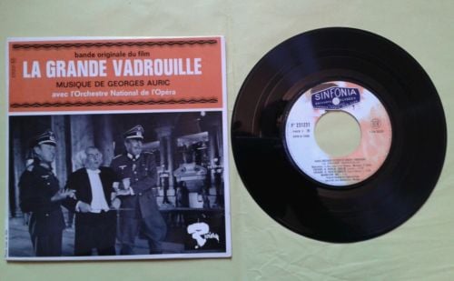  Vinyle 45T Bande originale du film La grande Vadrouille  Musique de Georges Auric - auction details