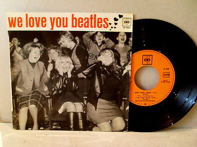 * * * RARE 45T French EP We Love You BEATLES * * *