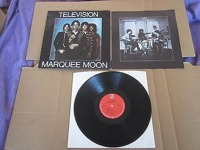  TELEVISION Marquee Moon LP RARE K52046 ELEKTRA RED LABEL  ISSUE & LYRIC INSERT - auction details