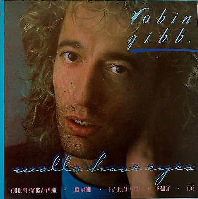 popsike.com - ROBIN GIBB-Walls Have Eyes-LP-1985 Polydor