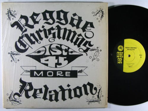 MORE RELATION Reggae Christmas/Joy To The World 12" on MR shrink