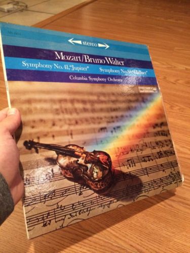 Bruno Walter - Mozart Symphony No. 41 Jupiter * 6 Eye Columbia Stereo Sealed
