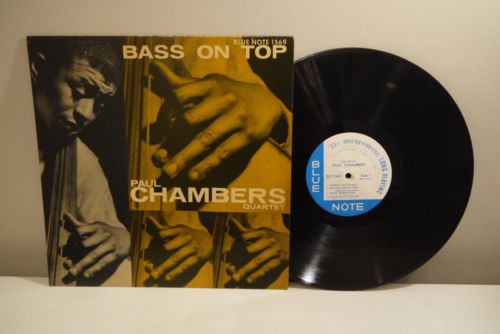 PAUL CHAMBERS Bass On Top LP original BLUE NOTE 1569 dg RVG ear W 63rd NM-/NM