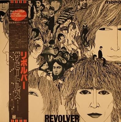 BEATLES Revolver NM MONO RED VINYL LP JAPANESE 1981 + OBI INSERTS 70136 R-316