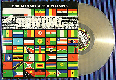 LP - Bob MARLEY + WAILERS - Survival - JAMAICA 1st. Pr - VG++/EX  COLOURED VINYL