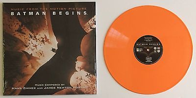 - BATMAN BEGINS Original Soundtrack 2 LP ORANGE VINYL Hans  Zimmer inception - auction details