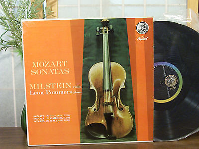 NATHAN MILSTEIN LP "MOZART: SONATAS K. 296, K304, K 301" ORIGINAL CAPITOL  M-