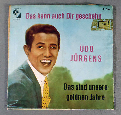 UDO JÜRGENS - DAS KANN AUCH DIR GESCHEHN, sehr seltene Platte, Schweiz 1962