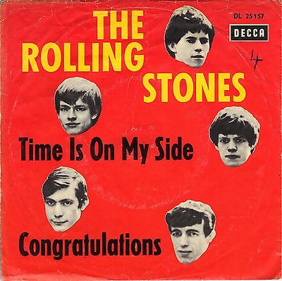 7“ Rolling Stones – Time Is On My Side / 5 Köpfe Cover  // Germany 1964 / rare