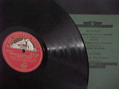 MOZART: SYMPHONY 41 JUPITER:1930S BRUNO WALTER-VIENNA PHIL HMV SET
