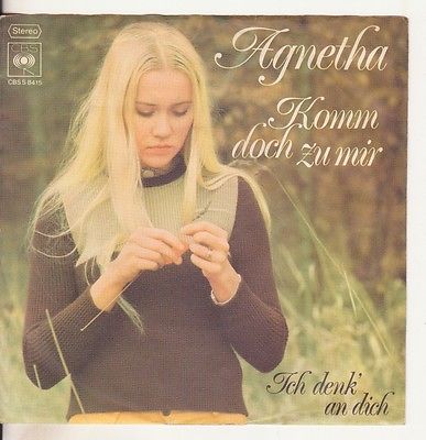 7" Single Agnetha (ABBA) Komm doch zu mir 1972 Schlager german