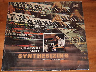 CHARANJIT SINGH Synthesizing 10 Ragas To A Disco Beat ORIGINAL prs. electro LP