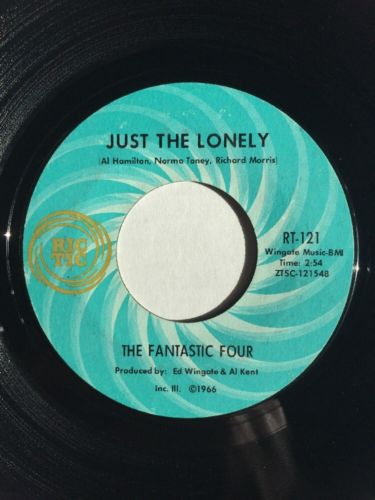 FANTASTIC FOUR   Can't Stop Looking For My Baby   Ric-Tic 45 northern soul EX