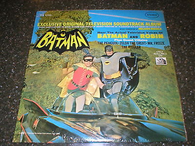 Batman and Robin television soundtrack stereo lp 1966 TFS 4180 excellent shrink
