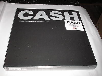 popsike.com - Johnny Cash American Recordings LTD 7 LP 180 Gram Vinyl BOX NEW IN STOCK - auction details