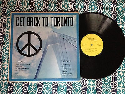 BEATLES GET BACK TO TORONTO ORIGINAL 1972 FAN CLUB ISSUE IPF RECORDS