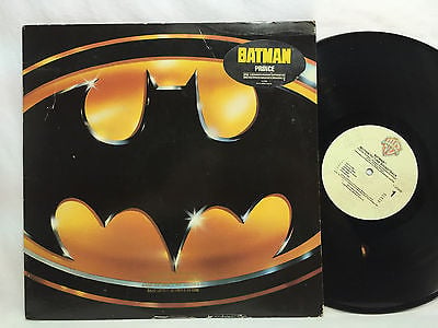 Prince Batman Soundtrack WB 259301 w/ Hype Sticker LP Vinyl Record PROMO