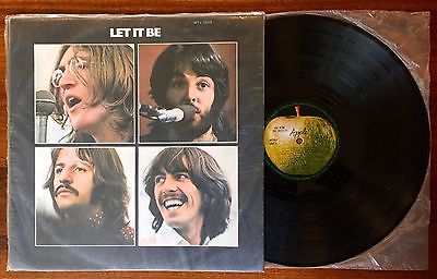 BEATLES LET IT BE MONO RARE 12" BRAZIL 1970 1ST ODEON LP NOT RELEASED IN THE US
