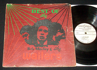 BOB MARLEY & THE WAILERS -BEST OF Jamaica LP Coxsone, Silk Screen, Aligator-skin