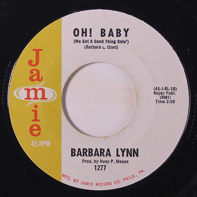 BARBARA LYNN: Oh Baby / Unfair 45 Soul