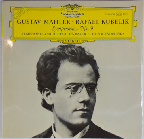 Mahler Symphony No.9. Kubelik. DGG SLPM 139 345/46 2 LP Sample Large Tulip NM