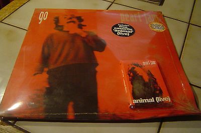  - Pearl Jam Go Single vinyl with animal live cassette Sealed  12