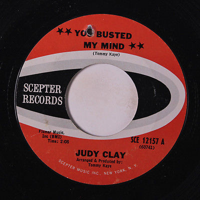 JUDY CLAY: You Busted My Mind / Your Kind Of Lovin' 45 (co) rare Soul