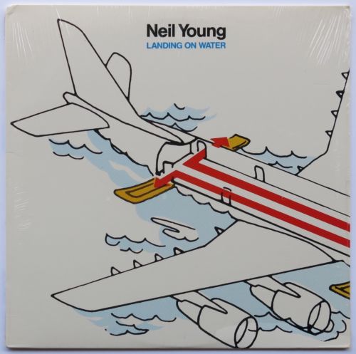 NEIL YOUNG -SEALED 1st PRESS Landing On Water ARCHIVE LP