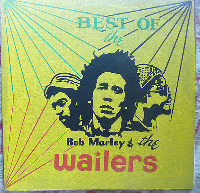 Best Of Bob Marley & The Wailers-RARE Coxsone LP-Silk Screened CROCODILE SKIN