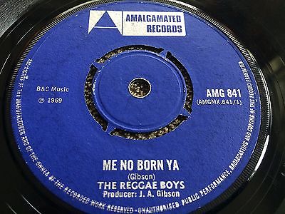 Reggae Boys Me No Born Ya Rare Ska Rocksteady 7" Listen 