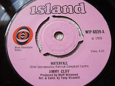 JIMMY CLIFF   "WATERFALL"     UK  ISLAND   1968  (OLD WIGAN SPIN)