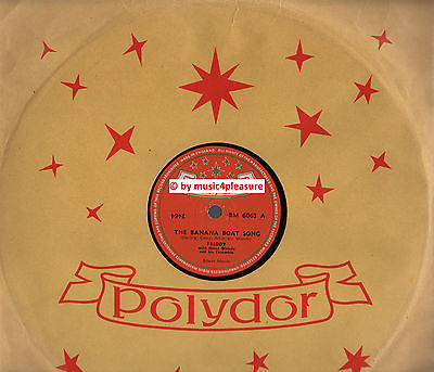 ? 10" FREDDY QUINN BANANA BOAT SONG Polydor 6063  UK ENGLAND  RARITÄT ?
