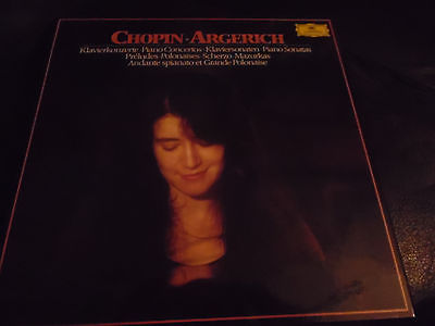 4 LP Box Martha Argerich Chopin Rostropovich Deutsche Grammophon FREE SHIPPING