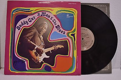 Buddy Guy ?– A Man And The Blues 1st pressing Vanguard Ray Killer Autograph
