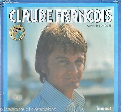 Claude François coffret 3 disques vinyles