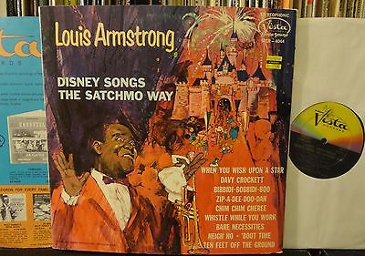 LOUIS ARMSTRONG Disney Songs The Satchmo Way 1968 STER-4044 VG++