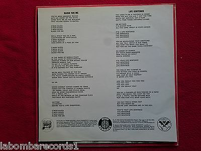 Pic 2 DEAD KENNEDYS Bleed For Me 12" EP 1982 Spain PROMO Dif Back Cover (EX-/VG++) D
