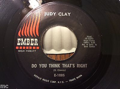 JUDY CLAY Do You Think That's Right/STORMY WEATHER Ember 1085 Northern Soul