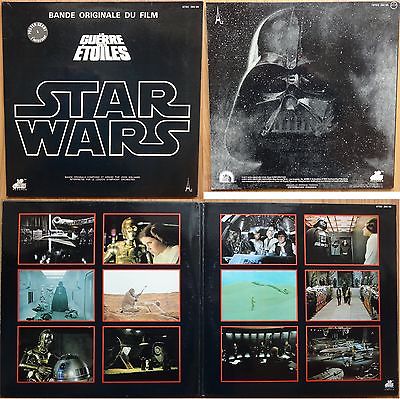  Double 33 tours Vinyl Star Wars 1977 - Pochette 2 disques  avec poster - auction details