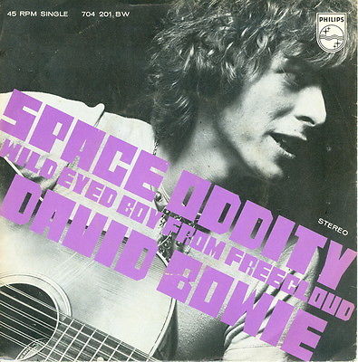 7"-Single DAVID BOWIE Space Oddity (Major Tom) / Wild Eyed Boy (1969) HOLLAND PS