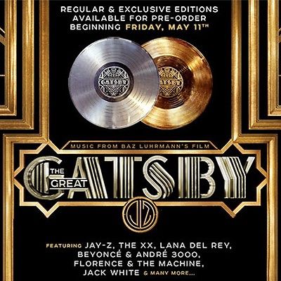 gallon Rejse tiltale Bange for at dø popsike.com - The Great Gatsby Soundtrack Platinum Gold Vinyl Rare  Metallized Limited Edition - auction details