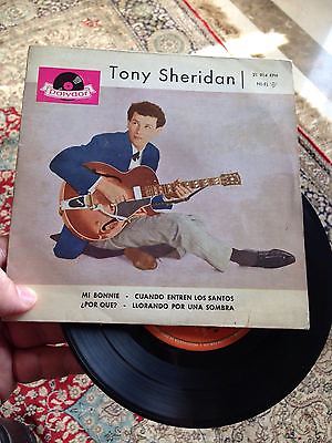 Beatles Tony Sheridan with Beat Brothers. EP Spain 1962 mi bonnie. Joya.