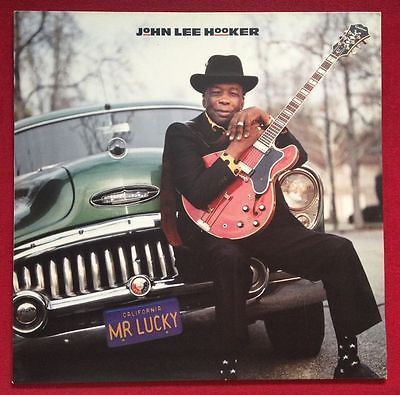 JOHN LEE HOOKER - MR LUCKY - 1991 UK 1st press SILVERTONE LP SUPERB NM